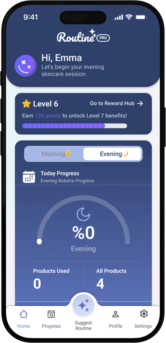 Routine AI evening dashboard